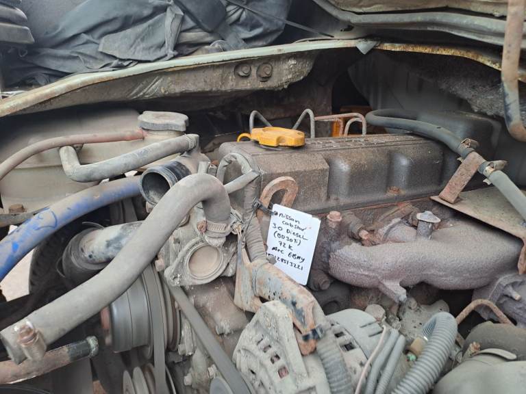 Nissan Cabster 3.0 Td, BD30Ti, complete Engine, low mileage, Breaking tipper for parts