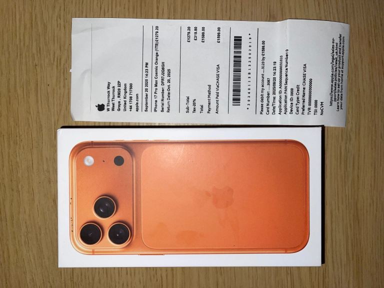 iPhone 17 pro max (1TB)