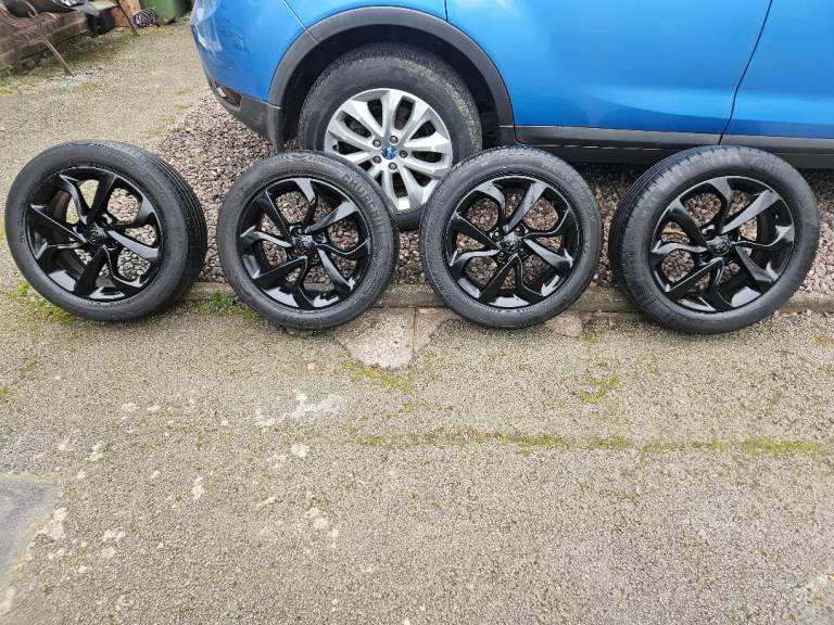 Vauxhall corsa e 16in alloy wheels and tyres set 4 pcd100 fitment 4 stud  no welds 