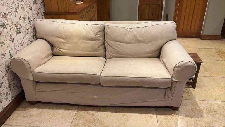 Beige Multiyork sofa - good condition 