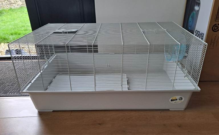 Hamster cage, bedding, food & toys bundle