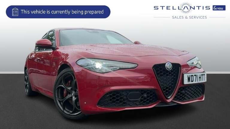 2022 Alfa Romeo Giulia 2.0T Veloce Saloon 4dr Petrol GPF Auto Euro 6 (s/s) (280 ps) Saloon Petrol...