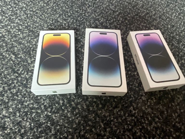 Bundle of 3 Empty iPhone 14 Pro & pro Max Boxes Empty boxes 