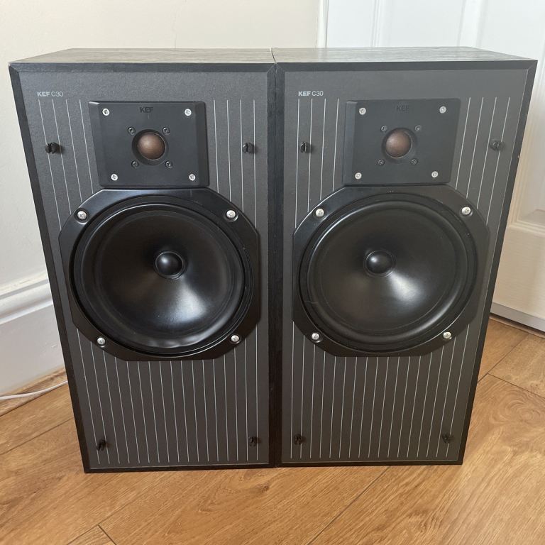 KEF C30 Speakers Classic 2-way Series Type SP3058 Vintage 100W Rosewood Pair