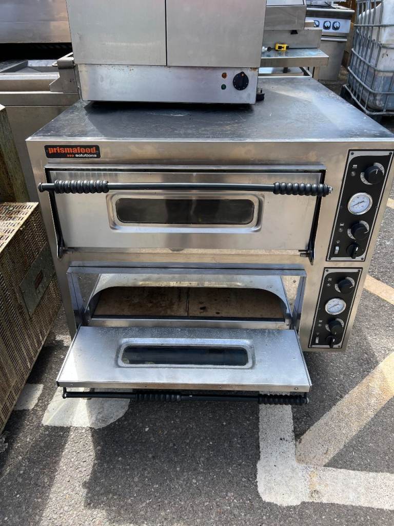  Double Deck Commercial Pizza Oven 12 PIZZA CAPACITY CATERING CAFE RESTAURANT KITCHEN 