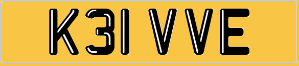 KEVIN Cherished Registration Number Plate KEVVIE Kevan KEVIE Kevyn KEV - DVLA Fee Paid