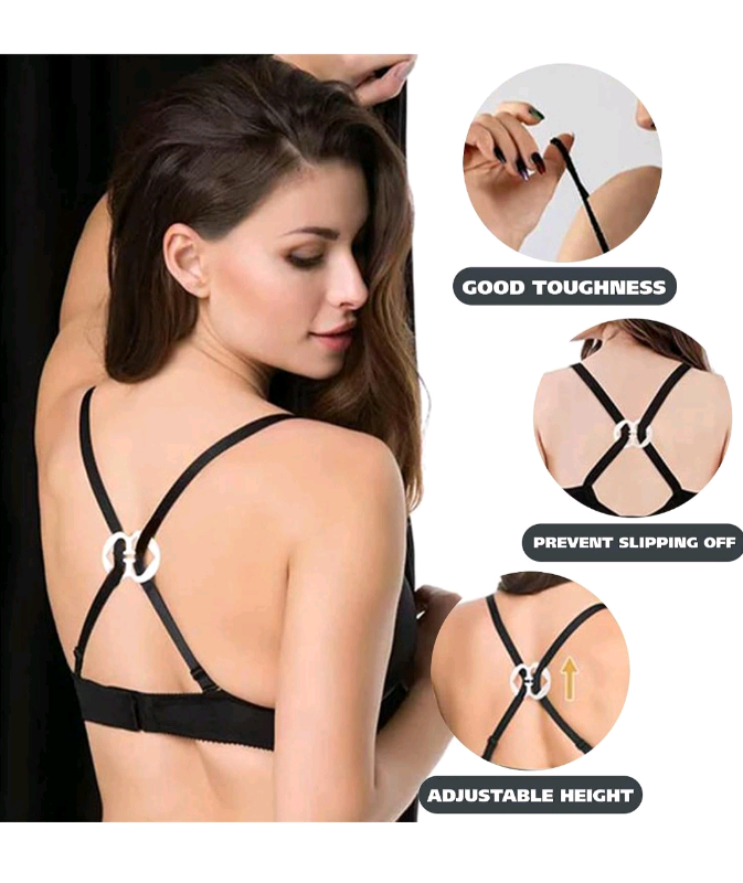 Bnip Fasionato Bra Strap Clips - Non-Slip Holders Racerback Bra Clip