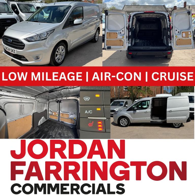 2024 FORD TRANSIT CONNECT 250 LIMITED 1.5 L2 H1 VAN WITH AIR-CON & HEATED SEATS