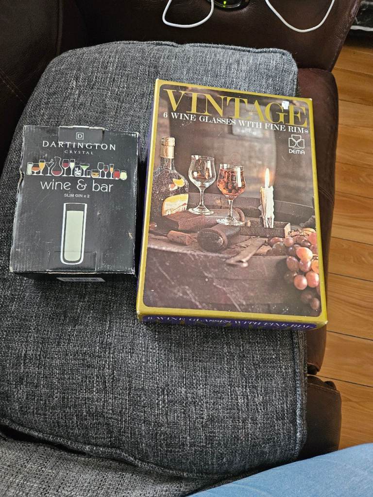 2 new boxes of glasses