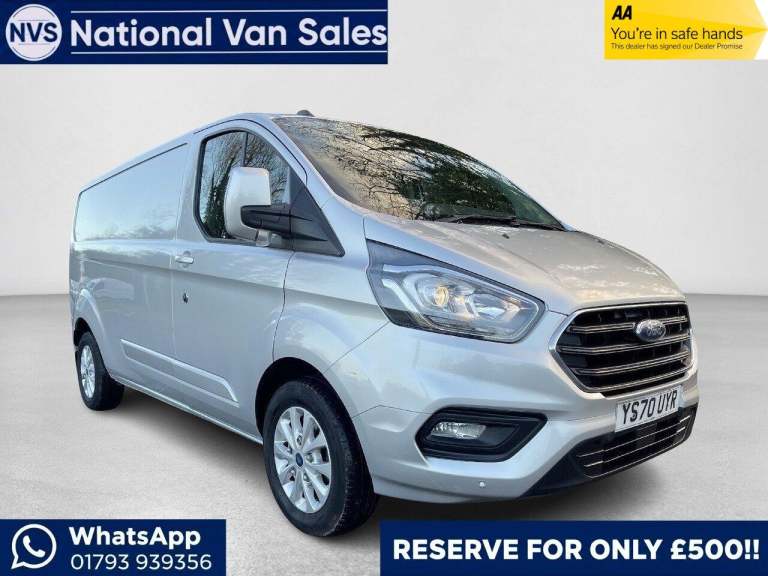 2020 Ford Transit Custom 2.0 300 EcoBlue Limited L2 H1 Euro 6 (s/s) 5dr PANEL VAN Diesel Manual