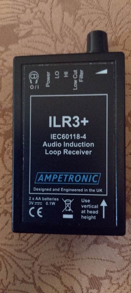 Hard of Hearing (Listen-In) Induction Loop Tester (receiver) c/w headphones.