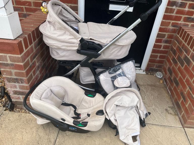 Baby Travel System with Car Seat & Pram – Good Condition