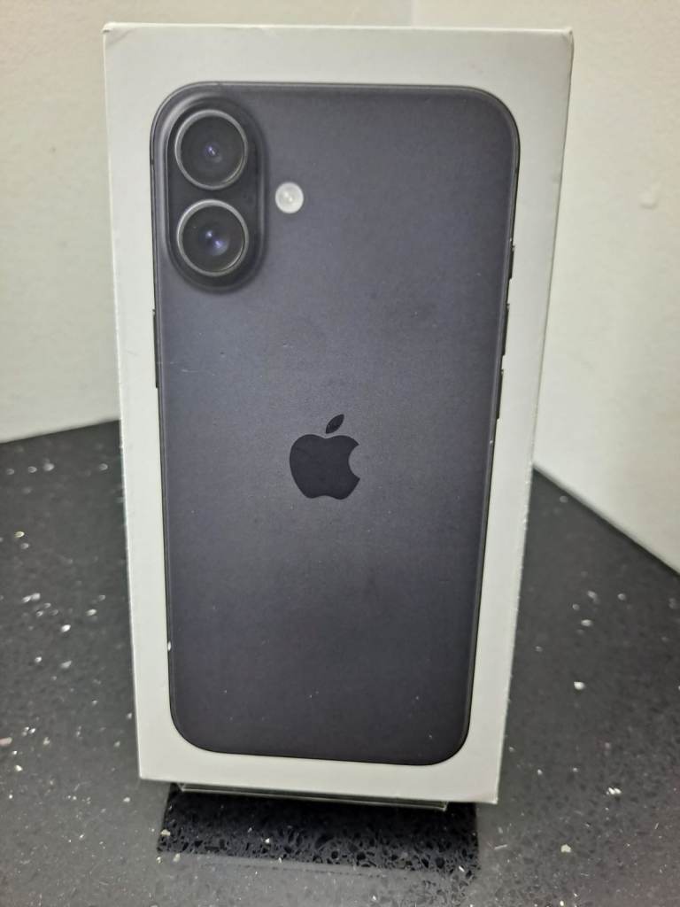 image for APPLE IPHONE 16 PLUS UNLOCKED 128GB 5G BLACK BASICALLY BRAND NEW WITH APPLE WARRANTY 23/11/26