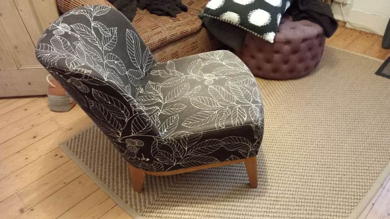 Ikea Stockholm small armchair, accent chair with removable washable cover