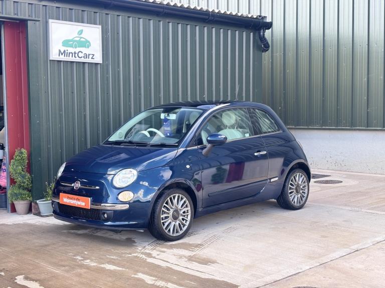 FIAT, 500, lOUNGE, 1.2, 2015, MANUAL, HATCHBACK, BLUE PETROL.