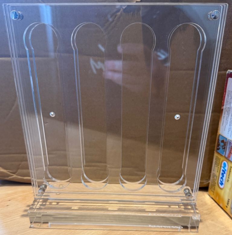 Nespresso Acrylic 40 Capsule Holder Versilo Display, Laurent Bailly Design