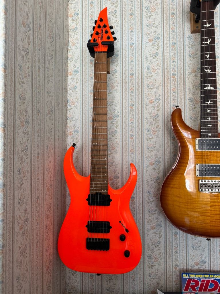 Jackson Pro Series Misha Mansoor HT7 in Neon Orange