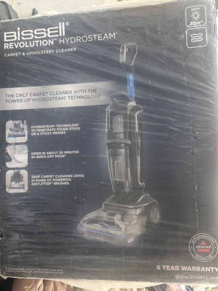 Bissell Revolution Hydrosteam Carpet & Upholstery Cleaner - NEW