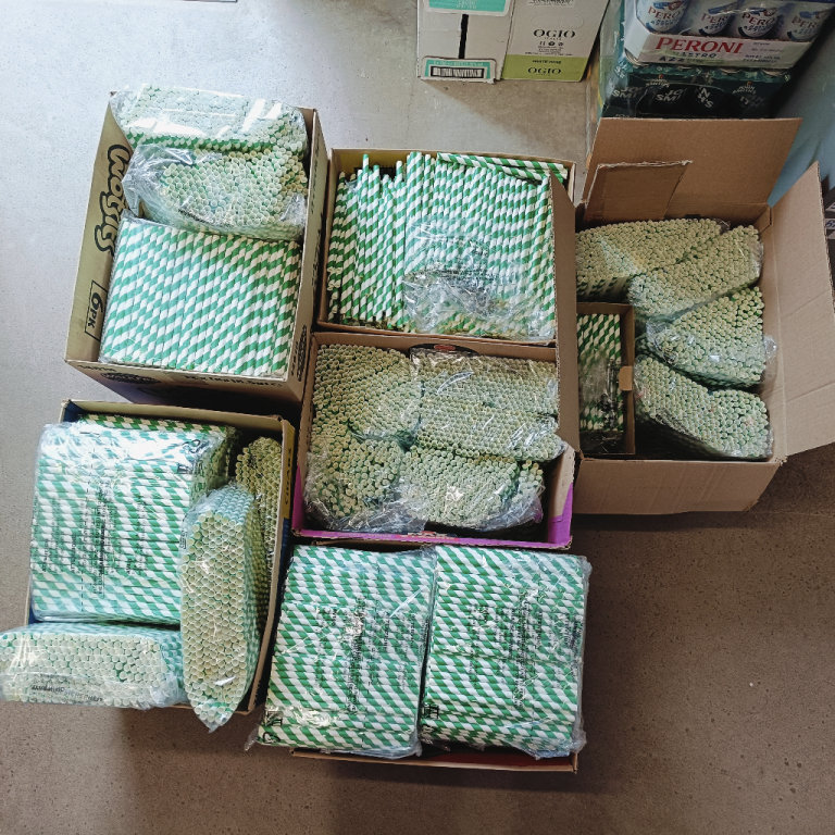 image for 9mm * 200 mm straws in total about 10,000 