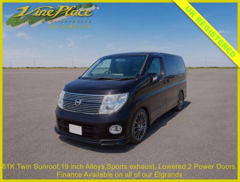 2008 Nissan Elgrand 3.5  Highway Star Black Leather Edition,Auto,8 Seats MPV Petrol Automatic