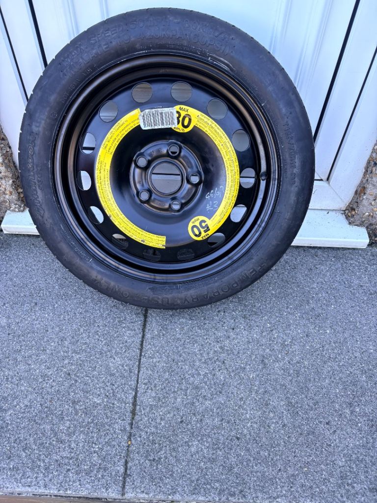 VW GOLF SPACE SAVER SPARE WHEEL 5x112PCD 