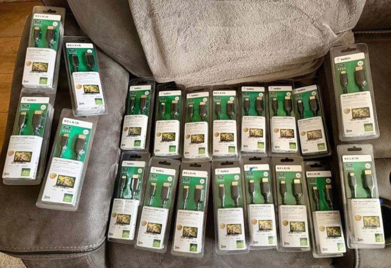40 x Belkin High Speed Gold Plated 3D HDMI Cable HDMI to Mini HDMI 3m
