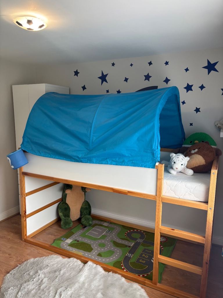 IKEA Kura bed and canopy