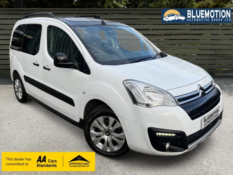 ✿2016/16 Citroen Berlingo 1.6 HDI XTR M-S, White, Diesel ✿RARE SUNROOF ✿SAT NAV✿