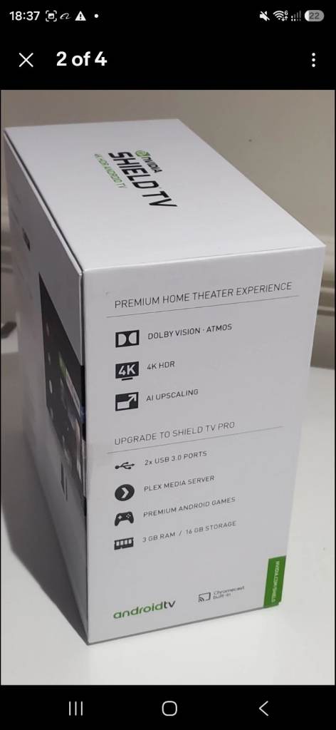 NVIDIA SHIELD TV Pro 4K HDR Streaming Box – Great Condition