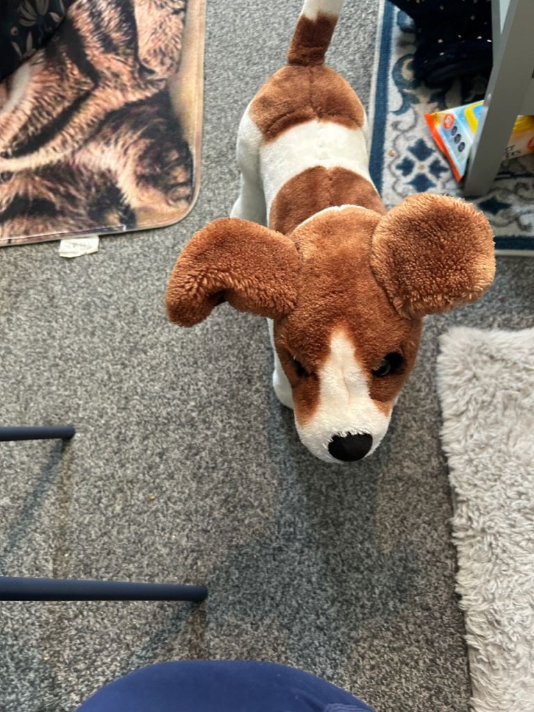 Melissa and Doug dog soft toy like new 