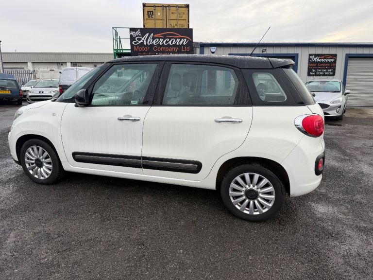 2013(63) Fiat 500L MPV 1.4 Petrol 95,000 Miles MOT'd 25/3/26 , White with black Roof A