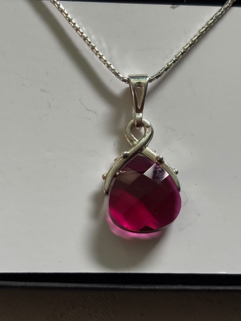 Swarovski Crystal Silver (925) necklace New 