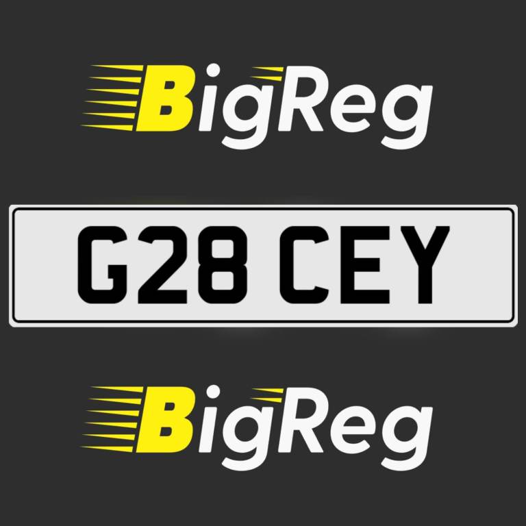 G28 CEY GRACEY PRIVATE PERSONAL REGISTRATION CHERISHED CAR NUMBER PLATE