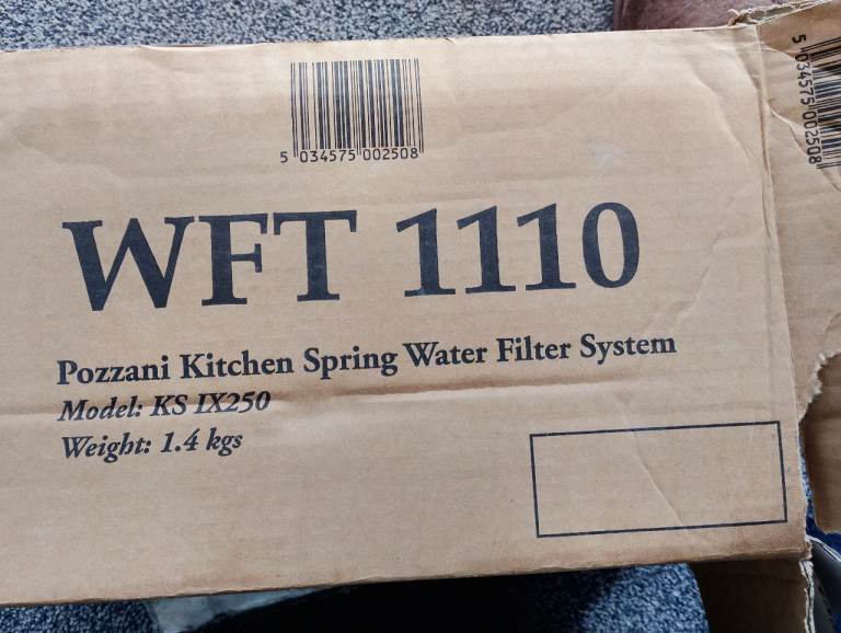 Kitchen spring water filter system 