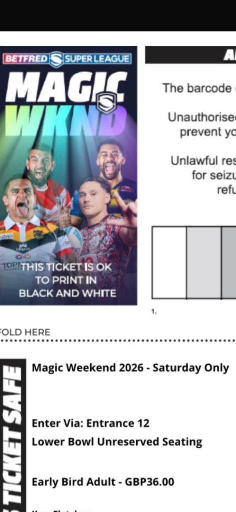 £120 for 4 can’t make it 