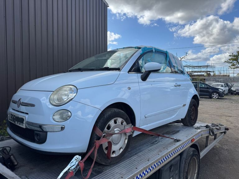 Fiat 500 1.2 2009 blue BREAKING FOR PARTS 