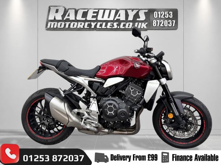 HONDA CB1000R, 2022 22 PLATE, 3979 MILES, RED, HPI CLEAR, USED MOTORCYCLE