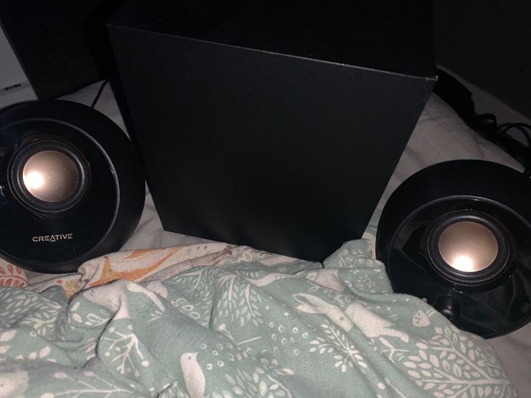 Creative Speakers with Subwoofer – Good Condition £5