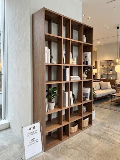 ACTUS SHINE Solid Walnut Shelving Unit — Discontinued Design Series — Wimbledon Collection