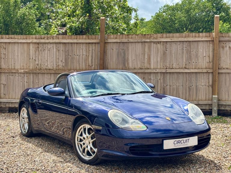 2002 Porsche Boxster 2.7 225BHP Only 76,000 Miles Blue Manual Facelift 986 ULEZ CONVERTIBLE Petro...