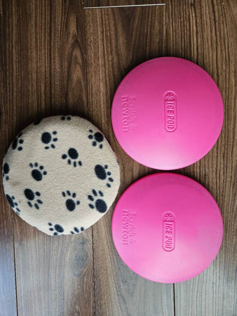 2x ice pods and 1x heatpad for small pets
