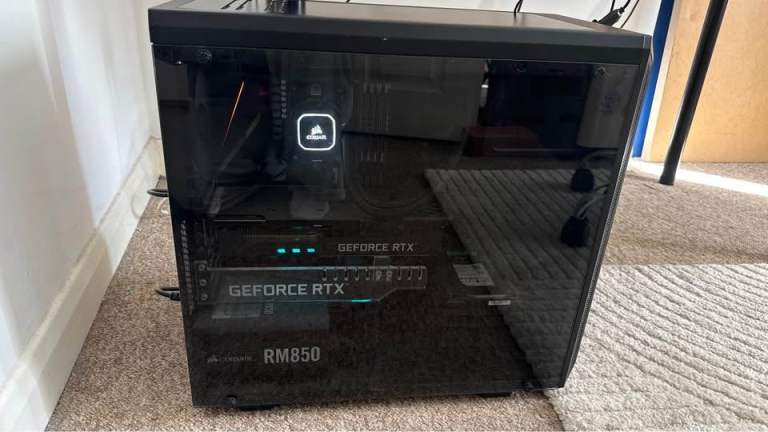Gaming PC – Ryzen 7 5800X, RTX 3080 Ti, 64GB RAM + 27" Monitor & Keyboard