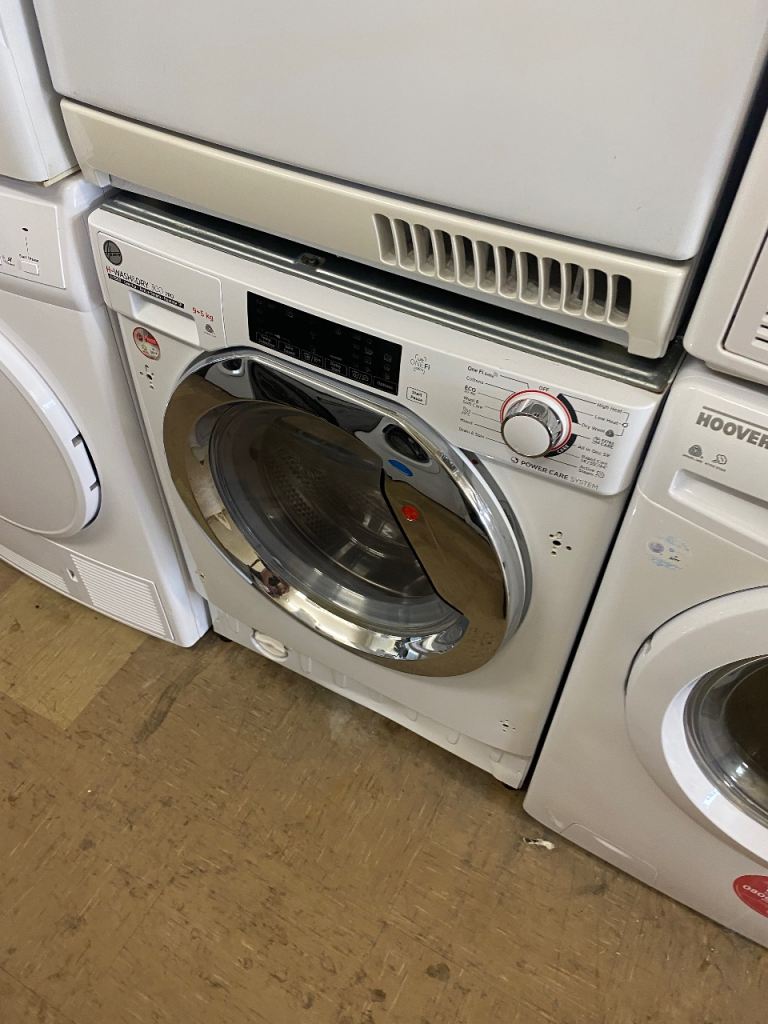 ✅🚚INTEGRATED WHITE HOOVER LARGE CAPACITY WASHER DRYER £180 DELIVERY AVAILABLE 
