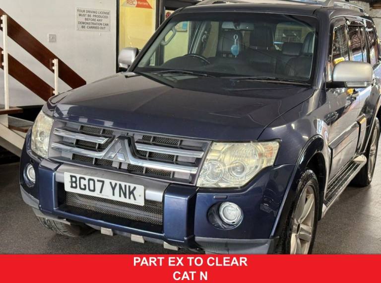 2007 07 MITSUBISHI SHOGUN 3.2 DI-DC DIAMOND SUV 5DR DIESEL AUTO 4WD EURO 4 LWB (