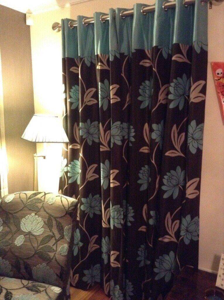 2 pairs of Romo made to measure curtains