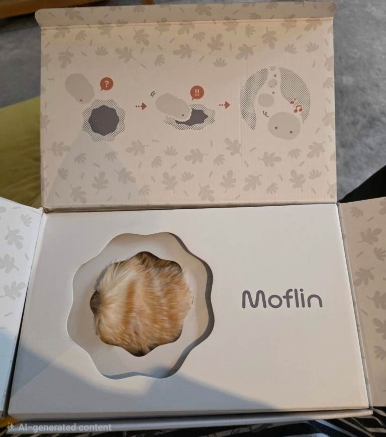 Moflin AI Pet – Interactive Companion, As Good As New