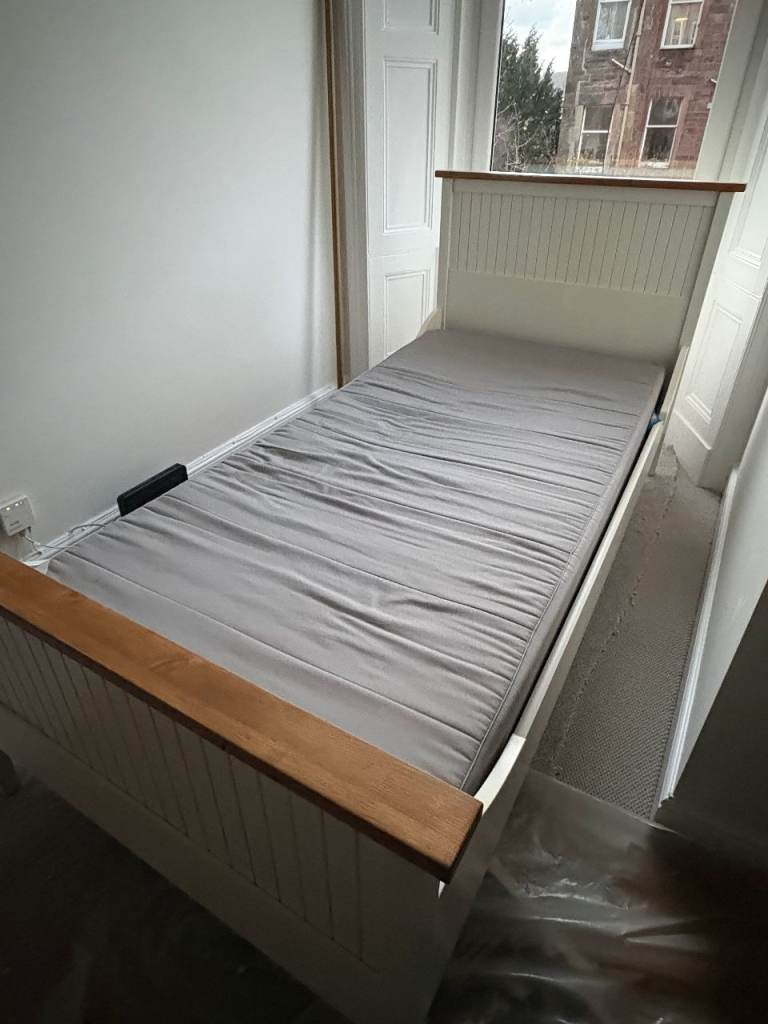 Single Bed & Mattress: Ikea Visdalen