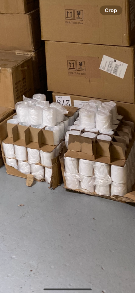 Candle Jars with fitting Lids. Huge quantity