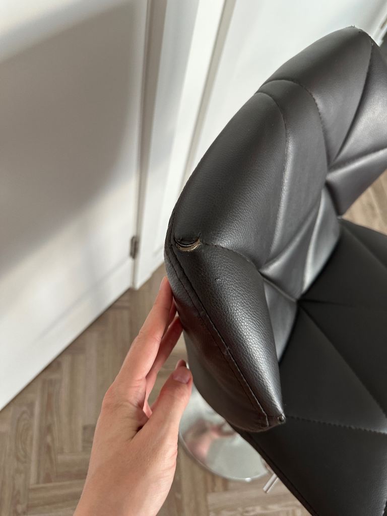 Bar stool dark brown color 