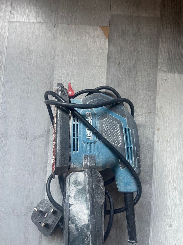 ERBAUER EDLS160 Belt Sander with Bag and Manual – Good Condition